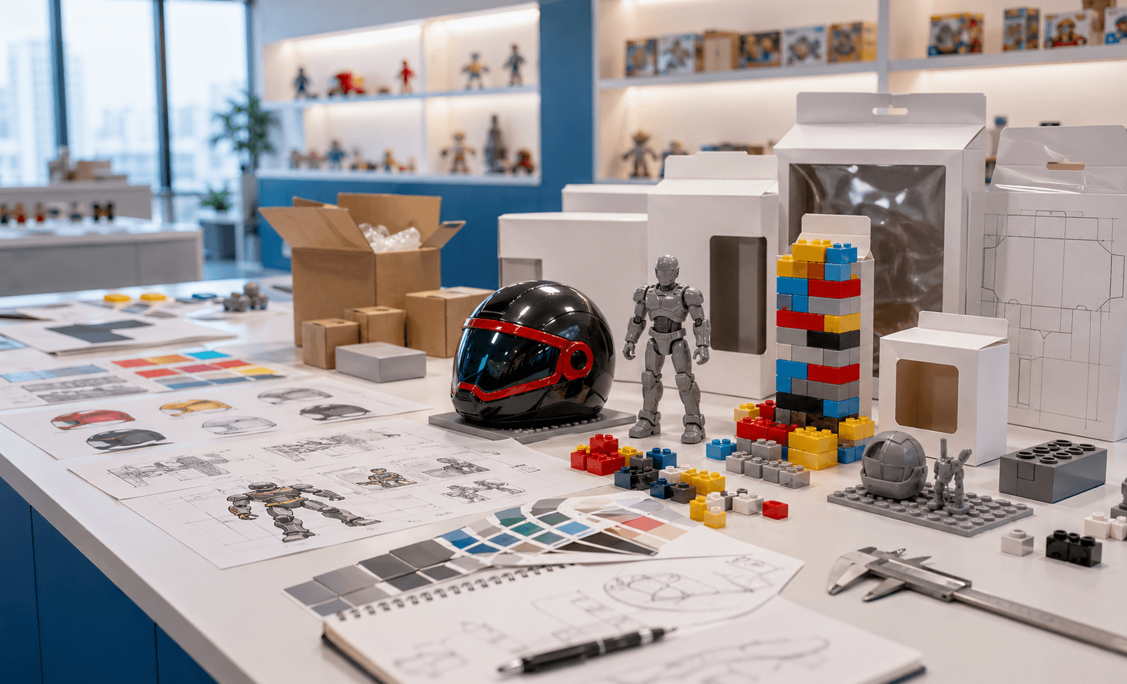 Leqi Toys product showroom